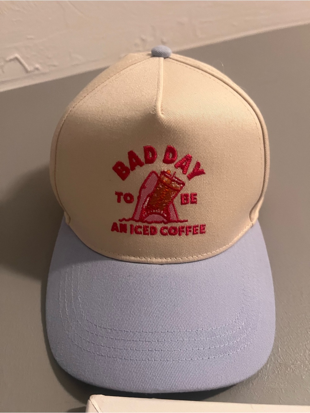 Dunkin Donuts 'Bad Day' Embroidered Baseball Cap